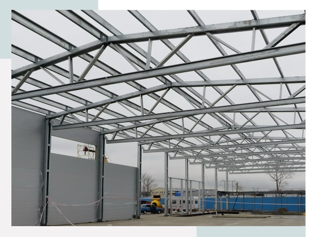 Строительство складов в Югорск от 613 руб. за м²