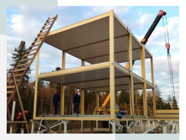 Строительство модульных здания Югорск