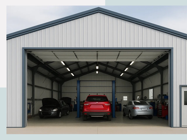 Ангары из сэндвич панелей от 613 руб. в Югорск