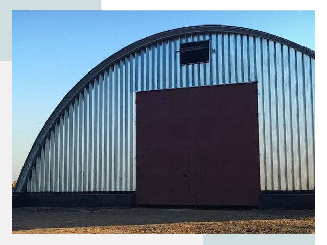 Бескаркасные ангары в Югорске