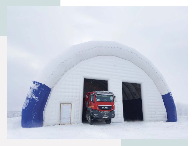 Мобильные ангары в Югорске