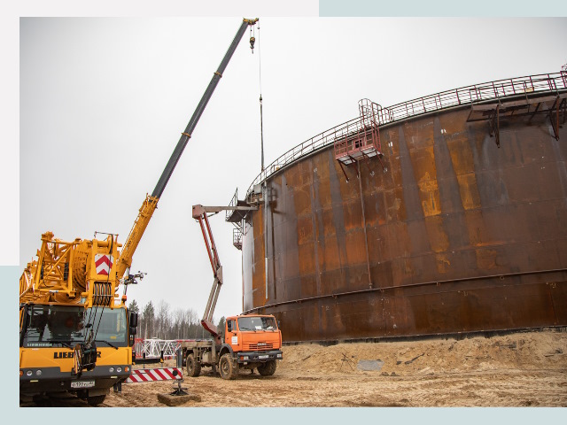 Монтаж резервуаров в Югорске от 613 руб. за м³