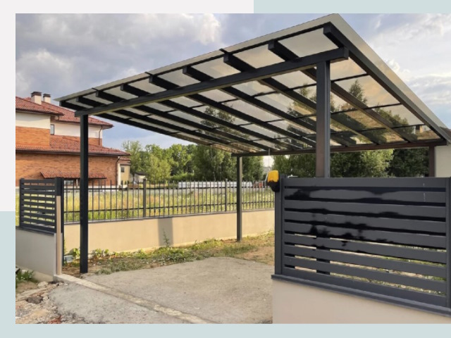 Металлические навесы в Югорск от 613 руб. за м²