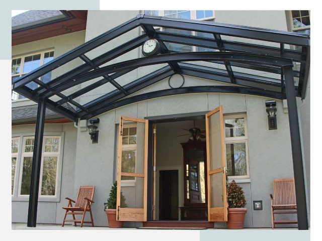 Козырьки металлические в Югорске