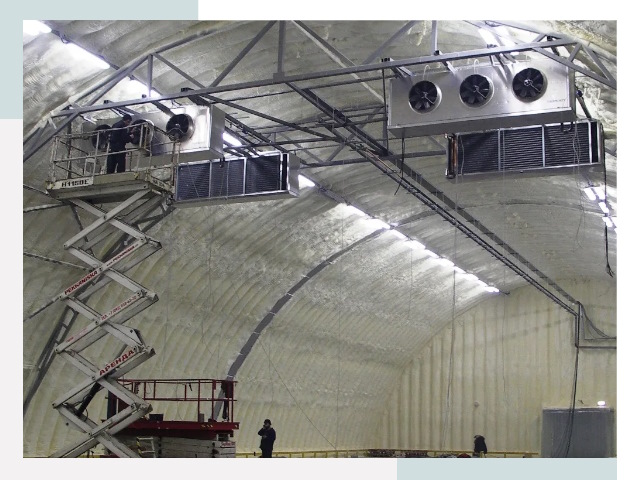 Оснащение ангаров в Югорске